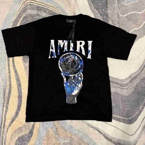 Amiri Crystal Ball Black Tee Mens Size Large
